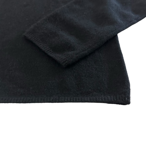 JOSEPH CASHMERE BLEND FITTED TURTLENECK SWEATER SIZE MED - Picture 5 of 10